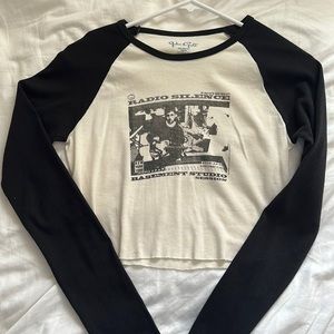 brandy mellvile radio silence long sleeve top
